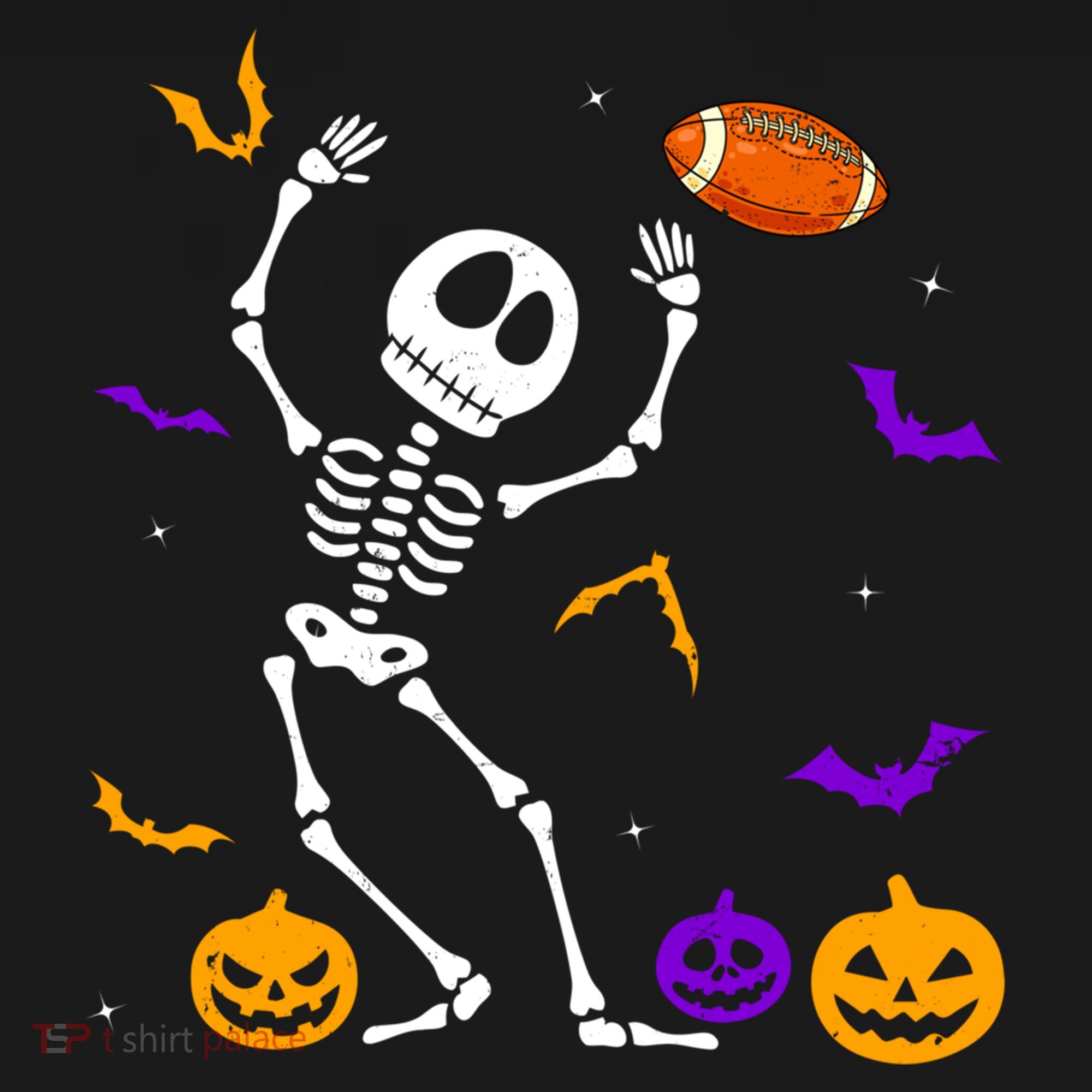 Retro Halloween Football Player Skeleton Football Lover Funny Gift Women's Hoodie