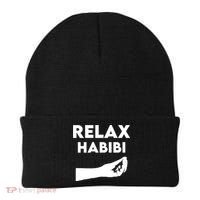 Relax Habibi Funny For Man Women Beanie thumb 0