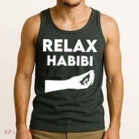 Relax Habibi Funny For Man Women Tank Top thumb 3