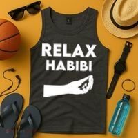 Relax Habibi Funny For Man Women Tank Top thumb 4