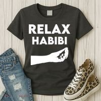 Relax Habibi Funny For Man Women Women's T-Shirt thumb 3