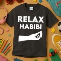 Relax Habibi Funny For Man Women Kids T-Shirt thumb 3
