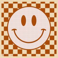 Retro Happy Face Checkered Pattern Smile Face Trendy Tote Bag thumb 4