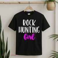 Rock Hunting Girl Women Hunter Collector Geologist T-Shirt thumb 2