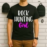 Rock Hunting Girl Women Hunter Collector Geologist T-Shirt thumb 6
