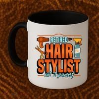 Retired Hairstylist Gift Coffee Mug thumb 2