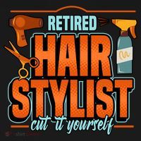 Retired Hairstylist Gift Women's Hoodie thumb 2
