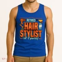 Retired Hairstylist Gift Tank Top thumb 3
