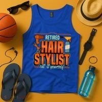 Retired Hairstylist Gift Tank Top thumb 4