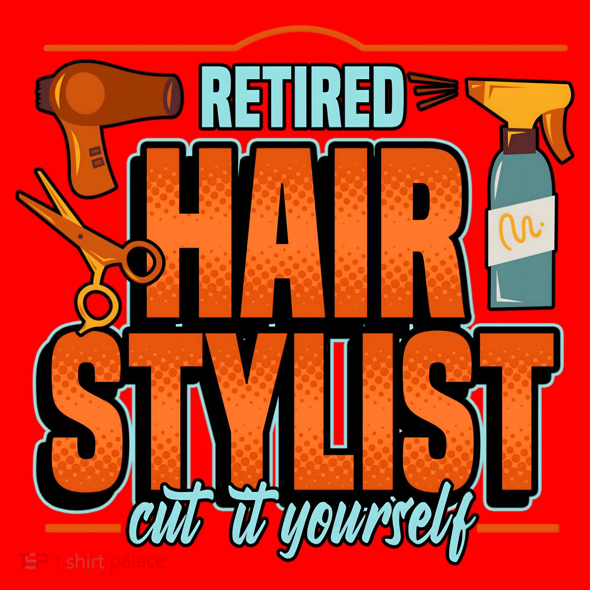 Retired Hairstylist Gift Santa Hat