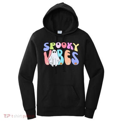 Retro Halloween Groovy Ghost Spooky Vibes Cute Gift Women's Hoodie
