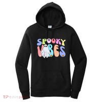 Retro Halloween Groovy Ghost Spooky Vibes Cute Gift Women's Hoodie thumb 0