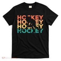 Retro Hockey Gift For Hockey Players Cute Gift T-Shirt thumb 0
