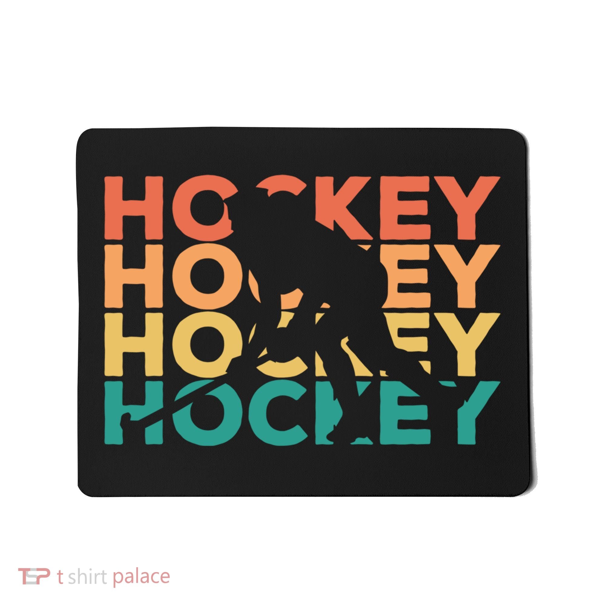 Retro Hockey Gift For Hockey Players Cute Gift Mousepad
