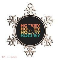Retro Hockey Gift For Hockey Players Cute Gift Ornament thumb 0
