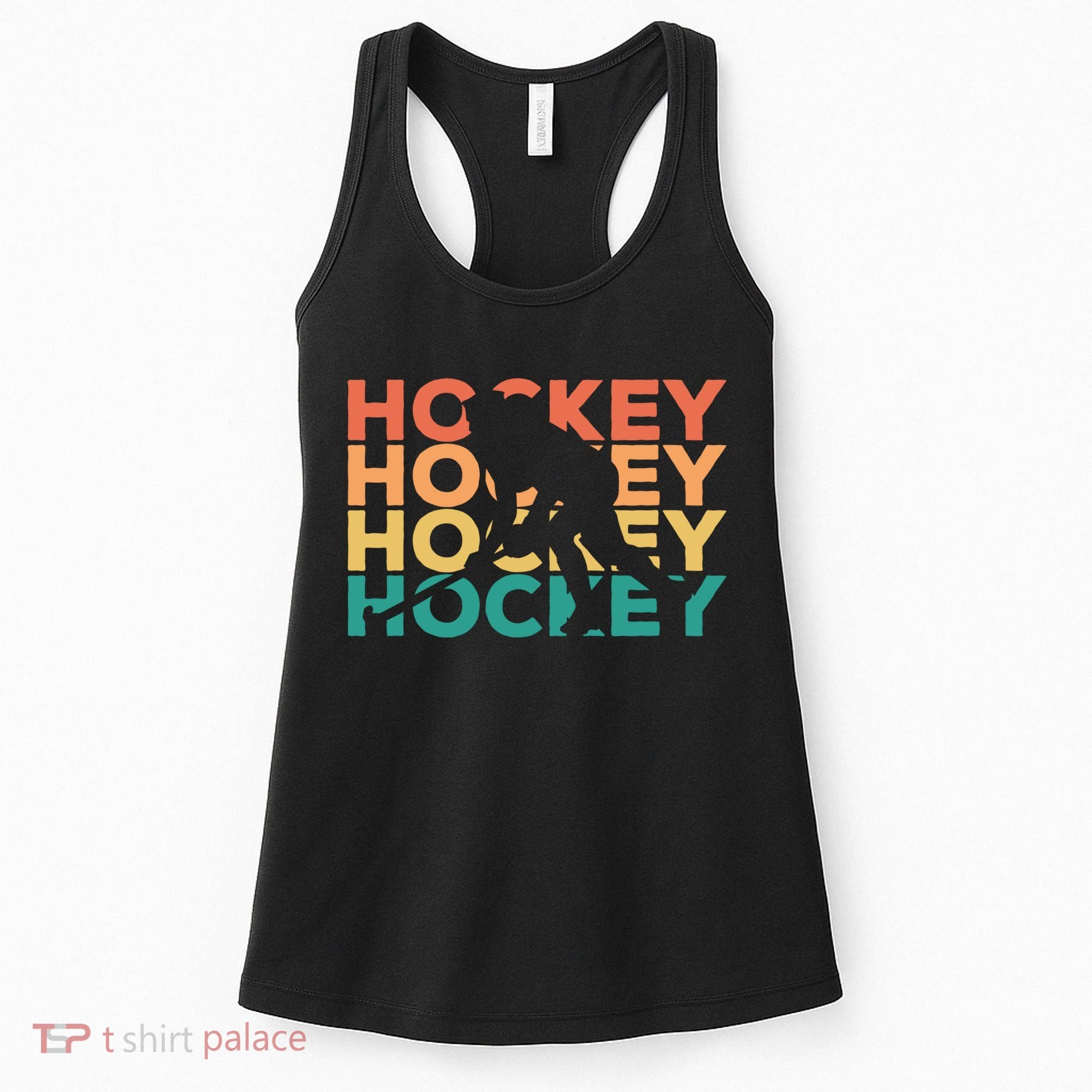 Retro Hockey Gift For Hockey Players Cute Gift Women's Tank Top