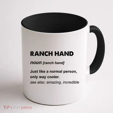 Ranch Hand Gift Coffee Mug back