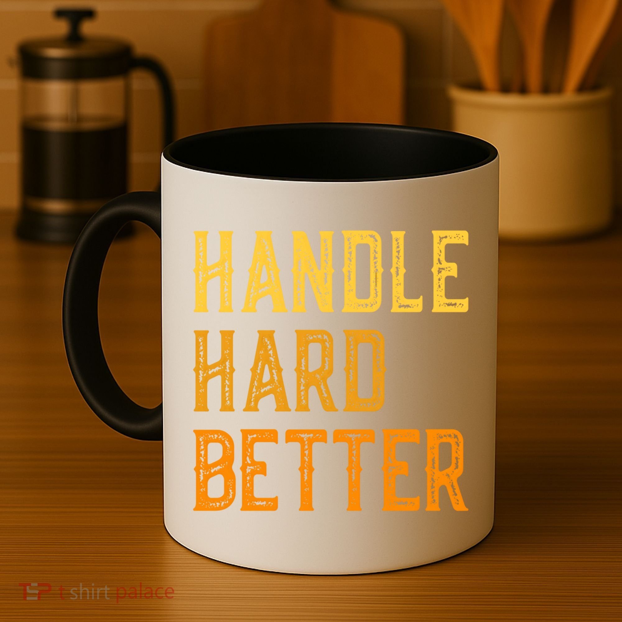 Retro Handle Hard Better Cute Gift Coffee Mug
