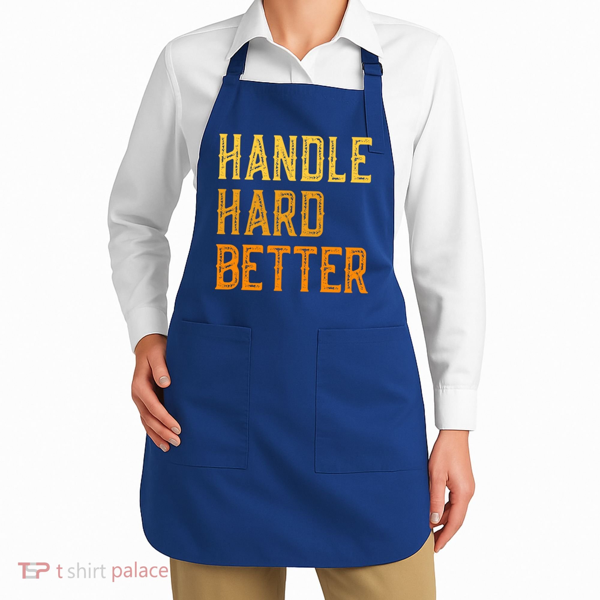 Retro Handle Hard Better Cute Gift Apron