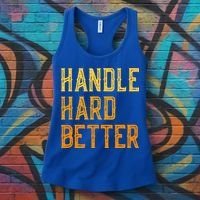 Retro Handle Hard Better Cute Gift Women's Tank Top thumb 3