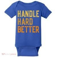 Retro Handle Hard Better Cute Gift Baby Bodysuit thumb 0