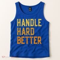 Retro Handle Hard Better Cute Gift Tank Top thumb 2
