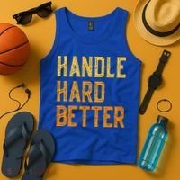 Retro Handle Hard Better Cute Gift Tank Top thumb 4