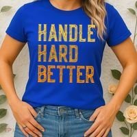 Retro Handle Hard Better Cute Gift Women's T-Shirt thumb 2