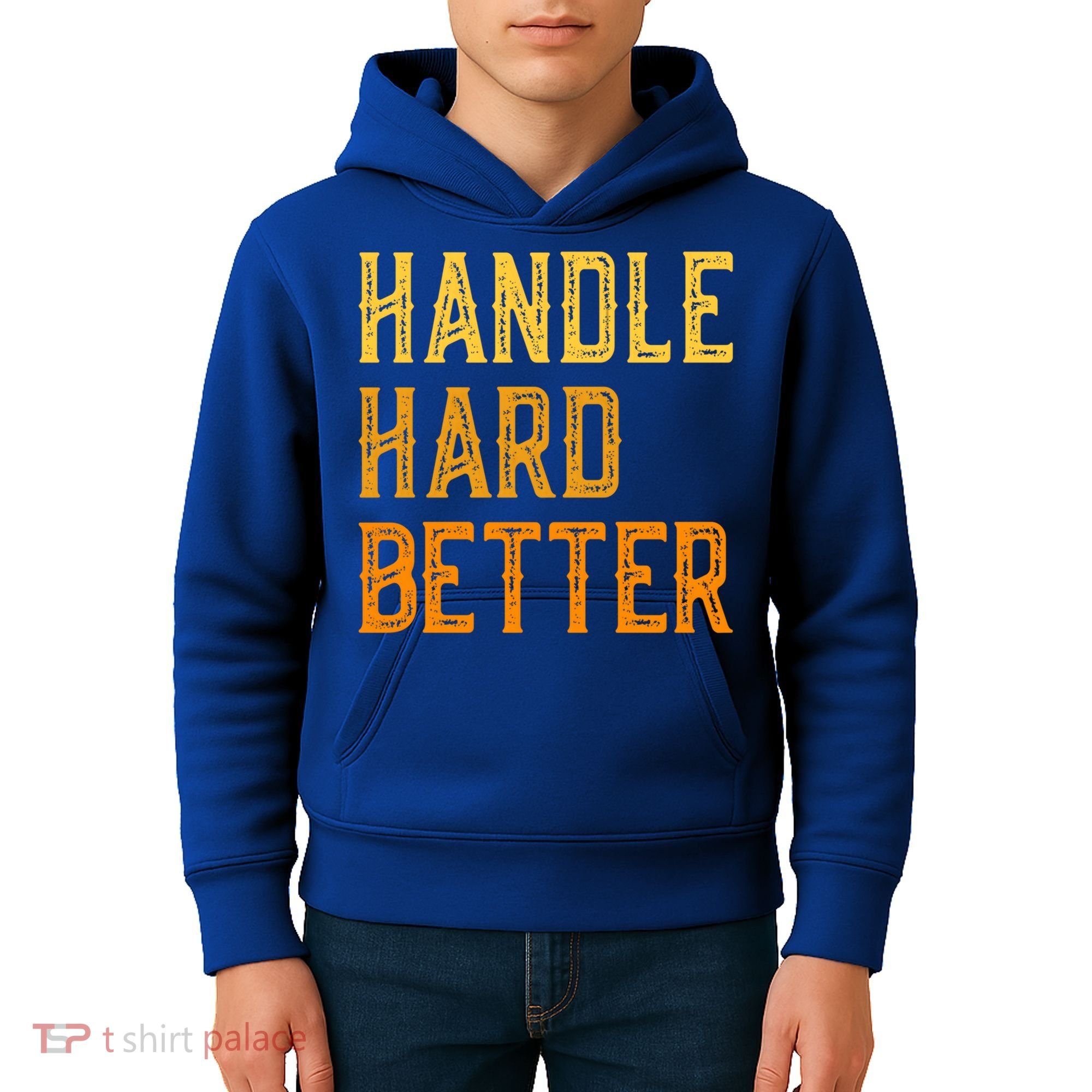 Retro Handle Hard Better Cute Gift Kids Hoodie