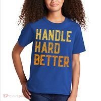 Retro Handle Hard Better Cute Gift Kids T-Shirt thumb 2