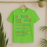 Retro Hispanic Heritage Month Countries T-Shirt thumb 2