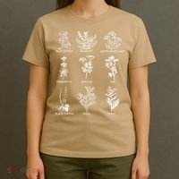 Reproductive Health Herbs Plant Lover Herbalist T-Shirt thumb 4