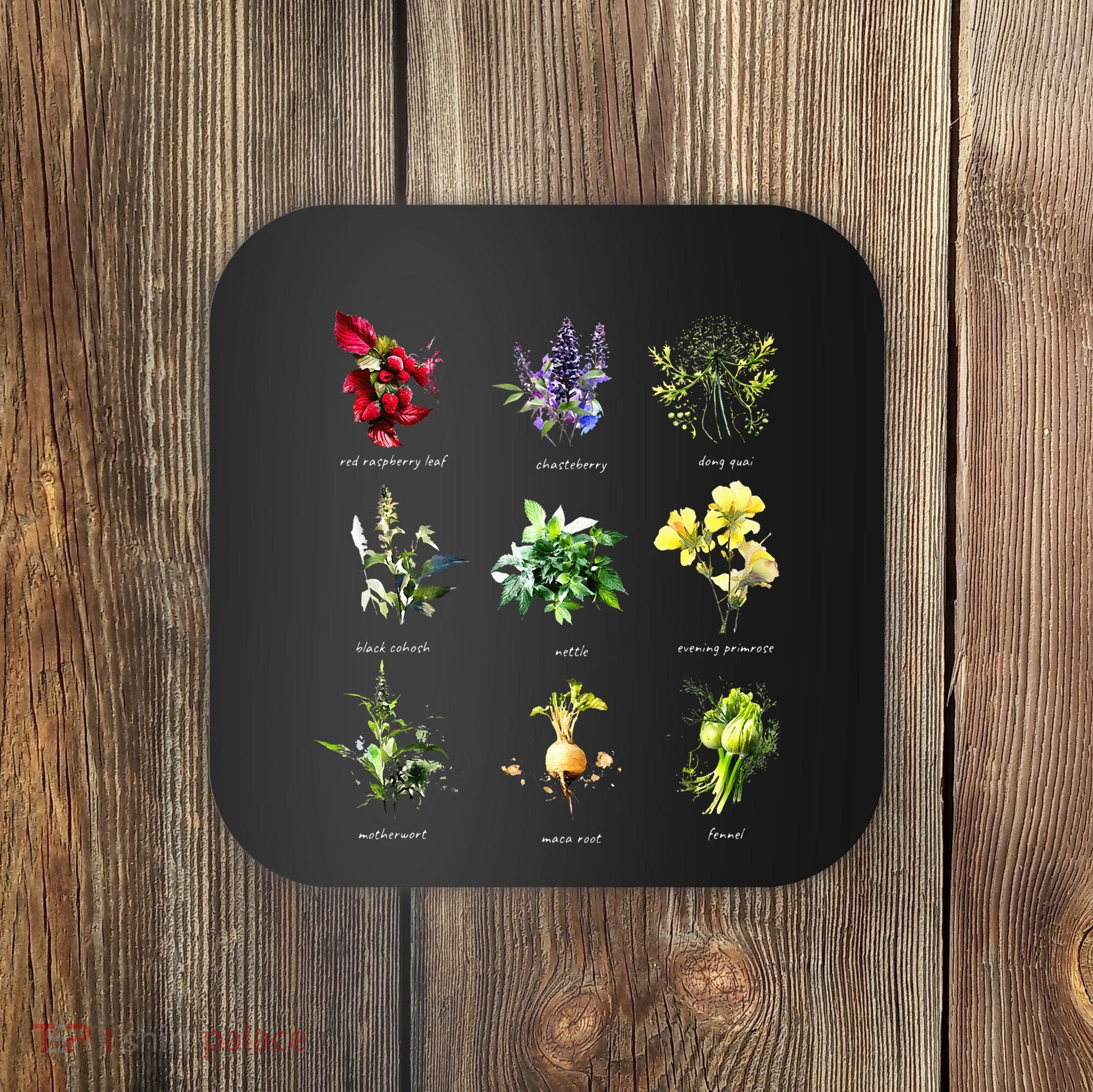 Reproductive Health Herbs Herbalist Plant Lover Coaster