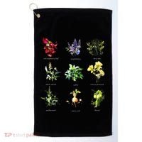 Reproductive Health Herbs Herbalist Plant Lover Golf Towel thumb 0