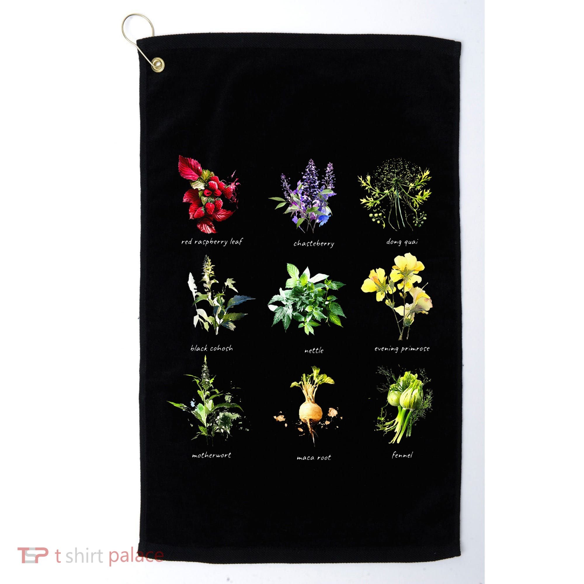 Reproductive Health Herbs Herbalist Plant Lover Golf Towel