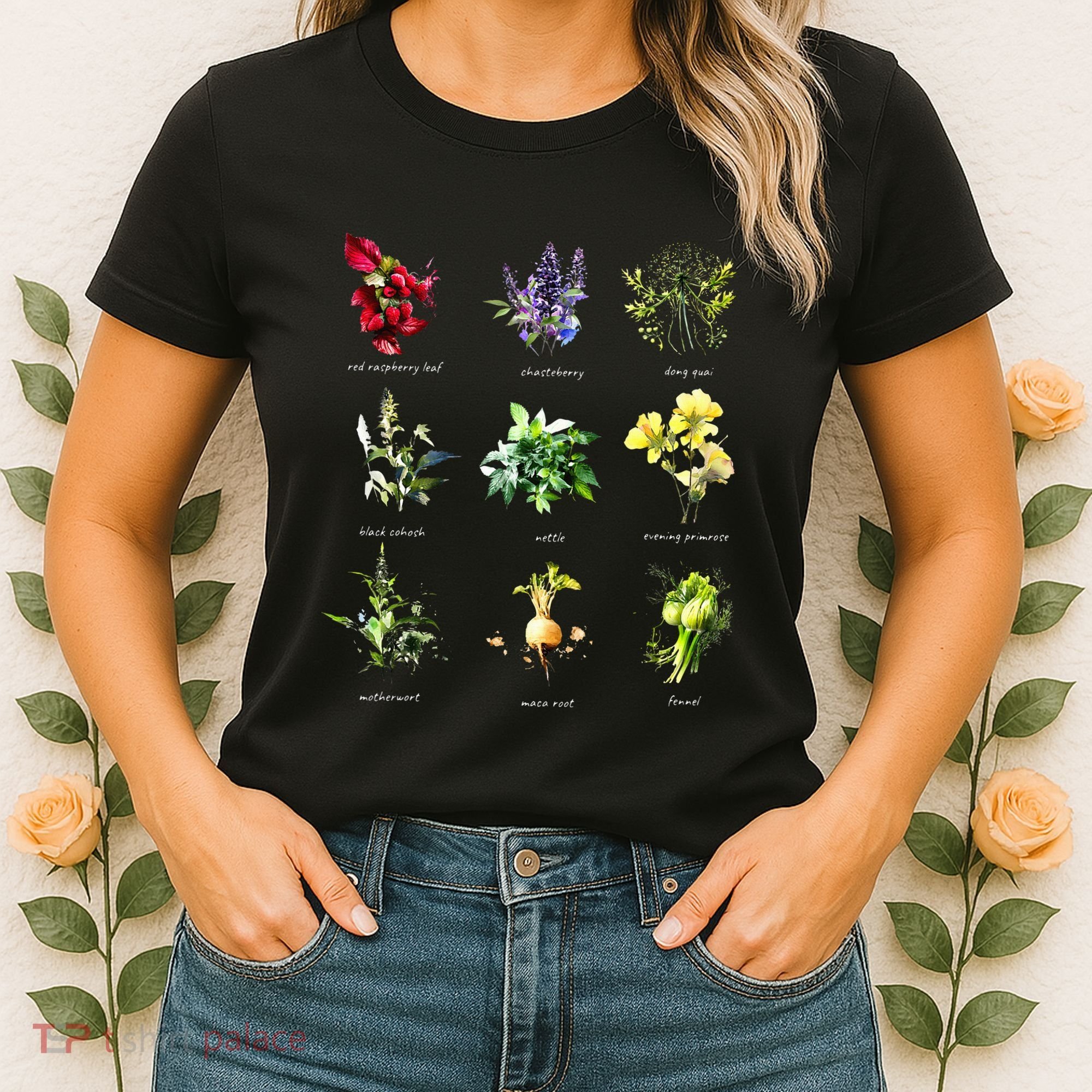 Reproductive Health Herbs Herbalist Plant Lover Women's T-Shirt