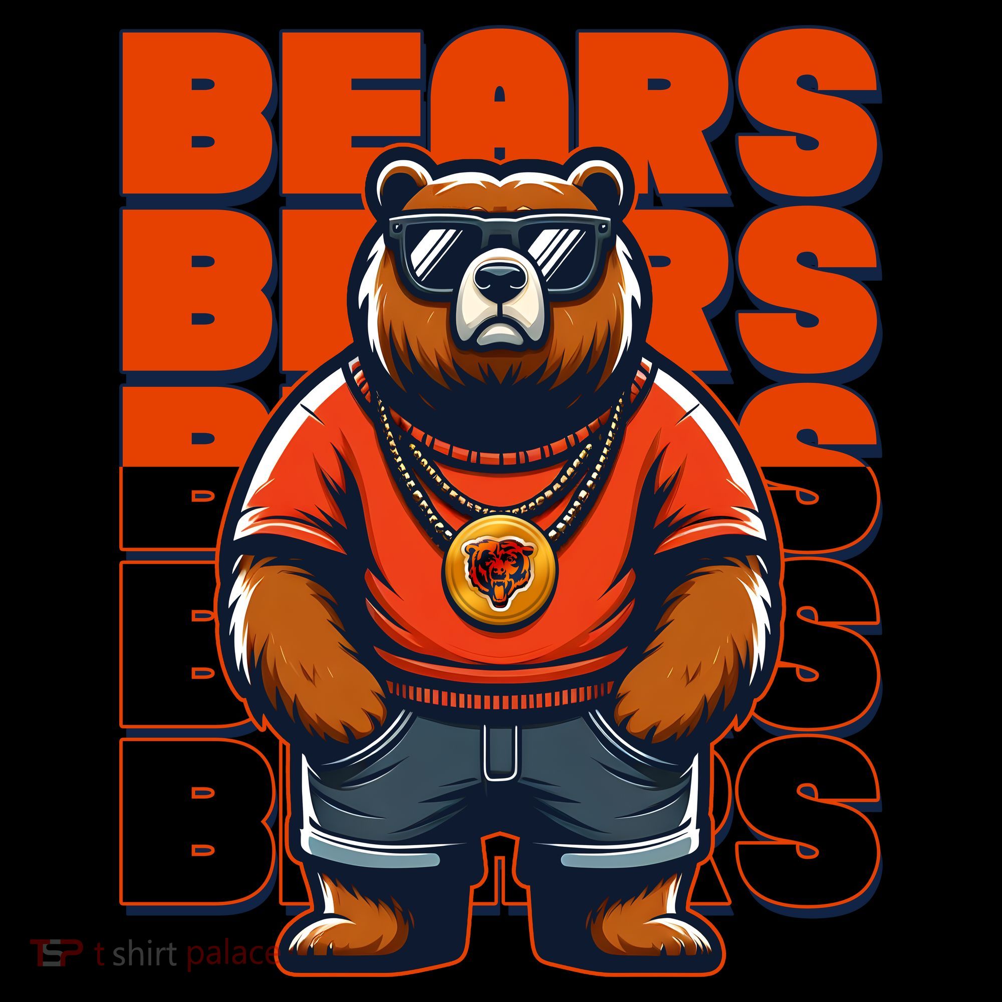 Retro Hip Hop Bears Football Coffee Mug