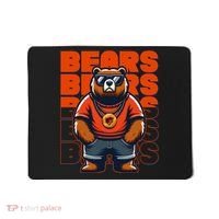 Retro Hip Hop Bears Football Mousepad thumb 0