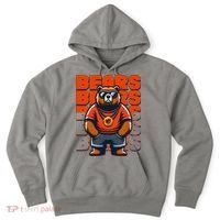Retro Hip Hop Bears Football Hoodie thumb 0