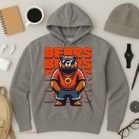 Retro Hip Hop Bears Football Hoodie thumb 3