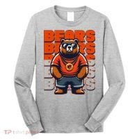 Retro Hip Hop Bears Football Long Sleeve Shirt thumb 0