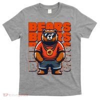 Retro Hip Hop Bears Football T-Shirt thumb 0