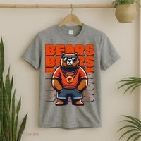 Retro Hip Hop Bears Football T-Shirt thumb 2