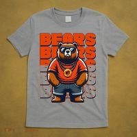 Retro Hip Hop Bears Football T-Shirt thumb 5