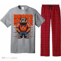 Retro Hip Hop Bears Football Pajama Set thumb 0