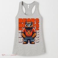 Retro Hip Hop Bears Football Women's Tank Top thumb 0