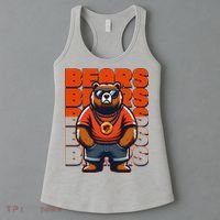 Retro Hip Hop Bears Football Women's Tank Top thumb 3