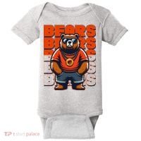 Retro Hip Hop Bears Football Baby Bodysuit thumb 0