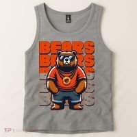 Retro Hip Hop Bears Football Tank Top thumb 2