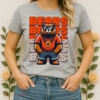 Retro Hip Hop Bears Football Women's T-Shirt thumb 2